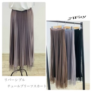 Skirt Pleats Skirt Reversible