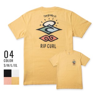 リップカール Tシャツ 半袖 オーガニックコットン サーフロゴ Rip Curl SEARCH ICON TEE  CTESV9