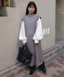Casual Dress High-Neck Spring 2-way