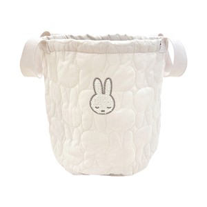 Pouch Miffy White Quilted