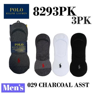POLO RALPH LAUREN(ポロ ラルフローレン) メンズ 3足組(6枚) カバーソックス 8293PK