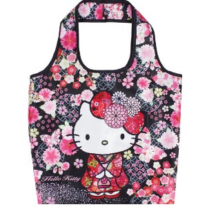 Reusable Grocery Bag Hello Kitty Kimono Sanrio Characters Reusable Bag Japanese Pattern
