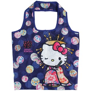Reusable Grocery Bag Hello Kitty Kimono Sanrio Characters Reusable Bag Japanese Pattern