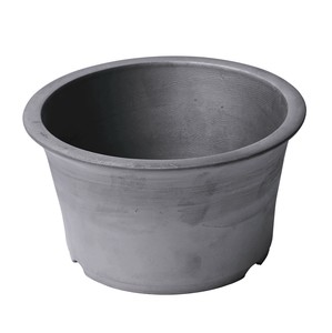 【日本製プランター/瀬戸焼盆栽鉢】□64823 SORIGATA PLANTER 6" SUMI