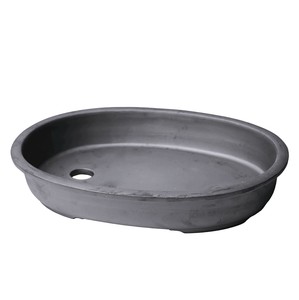 【日本製プランター/瀬戸焼盆栽鉢】□64833 COBAN PLANTER 11" SUMI