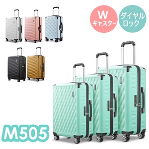 【M505】マカロンカラーキャリーケース　スーツケース　ダイヤルロックタイプ【idadi】