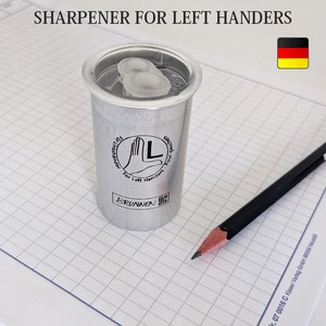 BRUNNEN 左利き用 左利き用 アルミ 鉛筆削り（ドイツ・輸入・文房具）