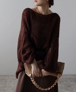 Sweater/Knitwear Pullover Mesh Knit