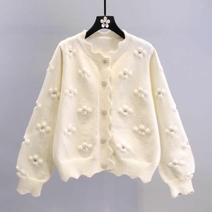 Cardigan Knitted Plain Color Long Sleeves Ladies' Autumn/Winter