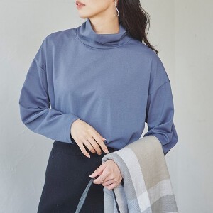 T-shirt Pullover Long T-shirt High-Neck Turtle Neck Spring Simple