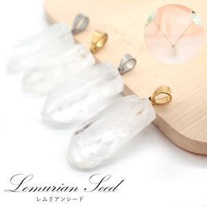 Gemstone Pendant sliver Pendant 1-pcs Made in Japan
