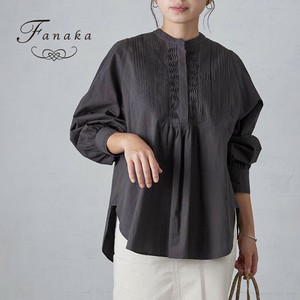 Button Shirt/Blouse Pintucked Fanaka Tunic Blouse