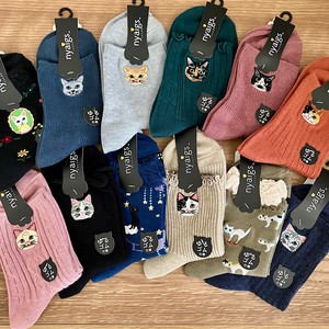 Crew Socks Embroidered 2-pairs 1-colors