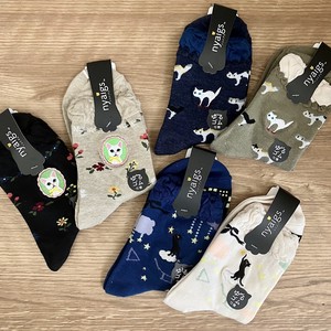 「予約販売」【nyaigs】新作猫刺繍&総柄靴下3型セット