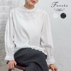 衬衫 刺绣 补货 Fanaka 短袖衬衫 蕾丝