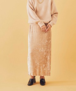 Skirt Pleated Velour