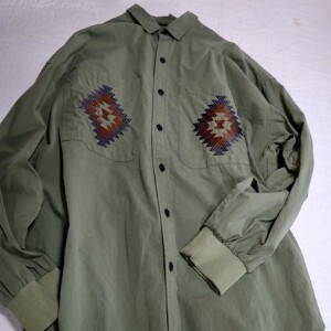 Button Shirt/Blouse Cambric Embroidered embroidery