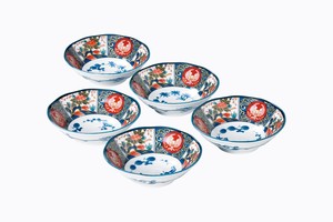美浓烧 小钵碗 小碗 5个每组 碟子套装 日本制造
