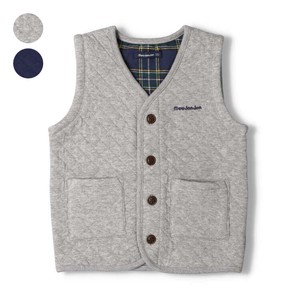 Kids' Vest/Gilet Diamond-Patterned Cotton Batting Outerwear Simple