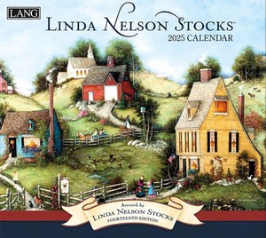 アメリカ　ラング社　2025年　壁掛けカレンダー　Linda Nelson Stocks