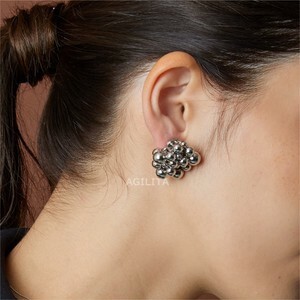 [SD Gathering] Pierced Earringss sliver Ladies'