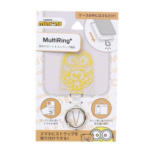 【スマホアクセ】ミニオンズ マルチリングプラス ボブ＆ティム