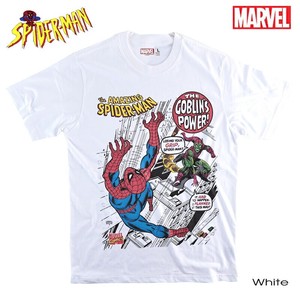SPIDERMAN スパイダーマン マーベル MARVEL Tシャツ 半袖 メンズ レディース GOBLIN ゴブリン アメコミ
