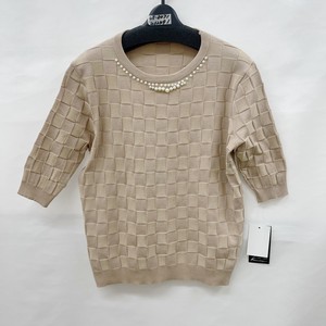 Sweater/Knitwear Pearl Knitted Ribbed Faux 5/10 length Autumn/Winter 2023