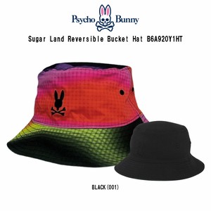 Psycho Bunny(サイコバニー)バケットハット 帽子 ゴルフ バケハ リバーシブル メンズ B6A920Y1HT