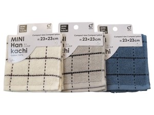 手帕 缝线/拼接 混装组合 3颜色