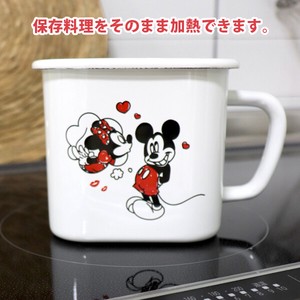 Disney（ディズニー）ミッキー&ミニー SH ・ホーローマルチスクエアポット ／MMJ-01 　Enamel Kitchen wear