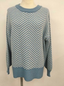 Sweater/Knitwear Oversized Knitwaer Herringbone Pattern