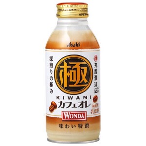 アサヒ ワンダ 極 特濃カフェオレ ボトル缶 370ml x24【コーヒー】
