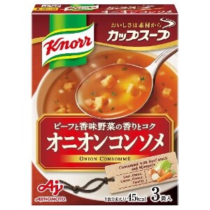 クノール　カップスープ　オニオンコンソメ　33.9g　x10【スープ】【味噌汁】