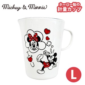 Disney（ディズニー）ミッキー&ミニー SH・ホーローメジャーカップ・L／MMJ-08　Enamel Kitchen wear