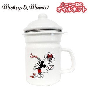Disney（ディズニー）ミッキー&ミニー SH ・ホーローオイルポット／MMJ-11　Enamel Kitchen wear