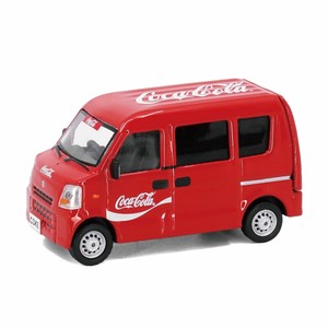 Model Car Coca-Cola Red Mini Suzuki Every