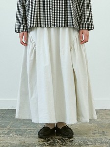 キリカエギャザースカート コーデュロイ  ロングスカート フレアスカート 4色 M L LL 3L《大きいサイズ》