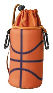 ペットボトルホルダー（保冷剤付き）バスケットボール F23-0393