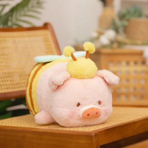 LuLu the Piggy Farm Garden Plushie/Doll Honeybee Piggy 30cm TOYZEROPLUS x CICI'S STORY
