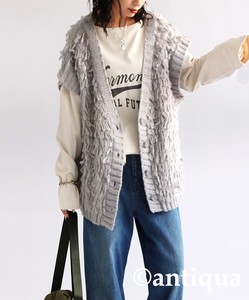 Antiqua Vest/Gilet Knitted Vest Tops Ladies' Sweater Vest Popular Seller Autumn/Winter