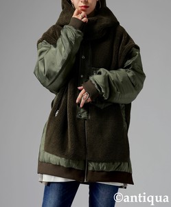 Antiqua Blouson Jacket Boa Outerwear Docking Ladies' Autumn/Winter