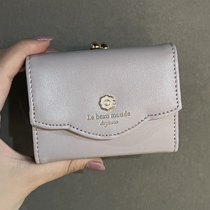 Trifold Wallet Gamaguchi Flowers Compact 3-colors