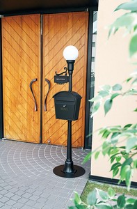 街路灯ポスト（レトロ）【ソーラーライト】【玄関】