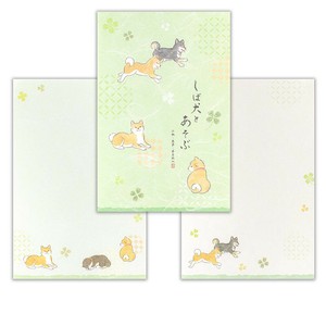 Letter Paper Shiba Dog Made in Japan