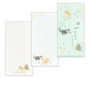Writing Paper Cat Ippitsusen Letterpad Made in Japan