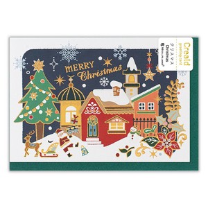 カード　クリスマス　ウィンターナイト【日本製】