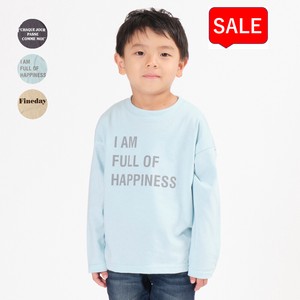 Kids' 3/4 Sleeve T-shirt Drop-shoulder Made in Japan