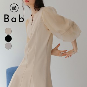 Casual Dress Special price Popular Design Long Sleeve Organdy Dress Flare Line