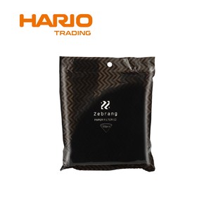 『HARIO』 【ネット販売不可】V60 ペーパーフィルター 02W Zebrang ZB-VCF-02-50W 　ゼブラン（ハリオ）